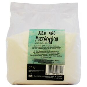 Αλάτι Μεσολογγίου ψιλό 1000gr, ola bio