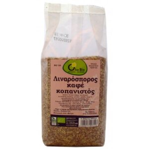 Λιναρόσπορος κοπανιστός καφέ 350gr, ola bio
