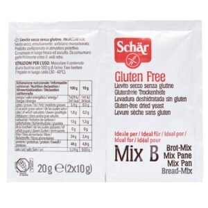Μαγιά Ξηρή(χωρίς γλουτένη) 2x10gr, Dr Schar