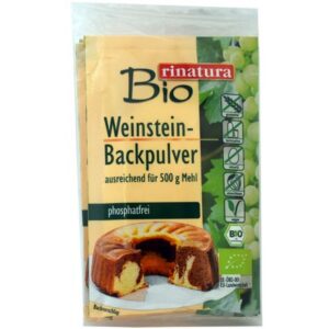 Μπέικιν Πάουντερ (χωρίς αυγό, γλουτένη ) 3x18gr, Bio rinatura