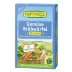 Κύβοι Λαχανικών bio 8τμχ. (χαμηλό αλάτι) 68gr, Rapunzel