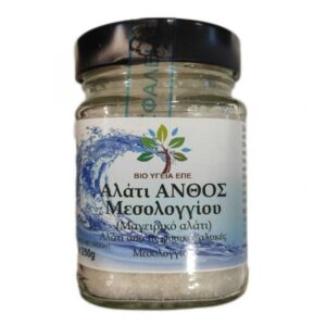 Αλάτι Ανθός Μεσολογγίου 250gr, ola bio