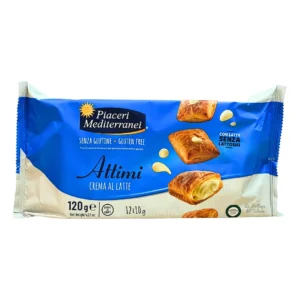 Μίνι Σφολιατάκια με γέμιση Κρέμα( χωρίς γλουτένη & λακτόζη) 120gr, Piaceri Mediterranei