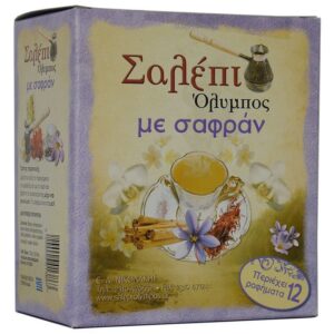 Σαλέπι με Σαφράν 12φακ. 120gr, ΟΛΥΜΠΟΣ