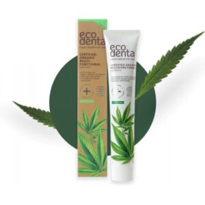 Ecodenta Βιολογική Οδοντόκρεμα με Έλαιο Κάνναβης, Τσάι Matcha και Μέντα 75ml