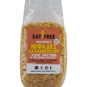 Νιφάδες Καλαμποκιού (χωρίς γλουτένη & προσθήκη ζάχαρης) bio 300gr, Bioagros