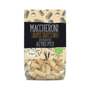 Maccheroni από Λευκό Ρύζι bio (χωρίς γλουτένη) 250gr, Green Bay