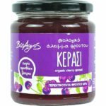 Άλειμμα Φρούτου Κεράσι bio (χωρίς ζάχαρη) 320gr, Bioagros