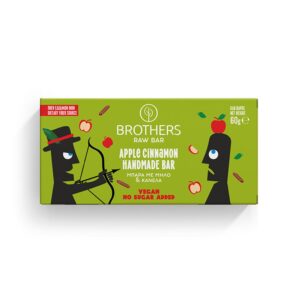 Μπάρα Μήλο-Κανέλα 60gr, Brothers Raw Bar