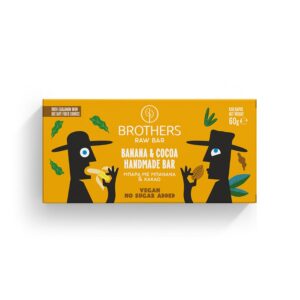 Μπάρα Μπανάνα-Κακάο 60gr, Brothers Raw Bar