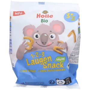 Σνακ Pretzel bio(+3 ετών)(χωρίς ζάχαρη - αλάτι) 80gr, Holle