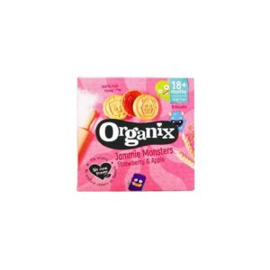 Μίνι Μπισκοτάκια με γέμιση μαρμελάδα (+18μ) 64gr, Organix