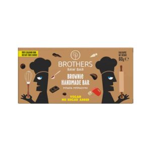 Μπάρα Brownie (gluten free, no added sugar) 60gr, Brothers Raw Bar