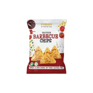 Τσιπς Πρωτεΐνης Barbeque, vegan & gluten free 60gr, Pop Crop