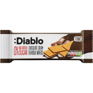 Γκοφρέτα με Σοκολάτα (χωρίς ζάχαρη) 150gr, Diablo