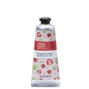 Family Body Cream Strawberry & Aloe 75ml, Bioearth